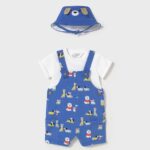 Playsuit set with hat