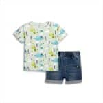 Short jeans set