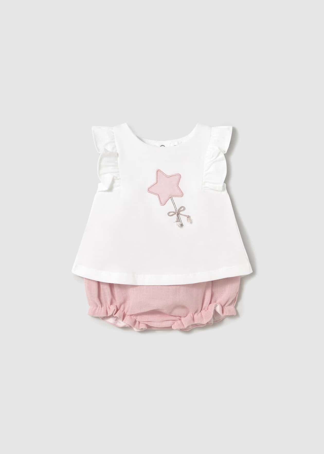 1255-PNK.jpg Short set - Image 1