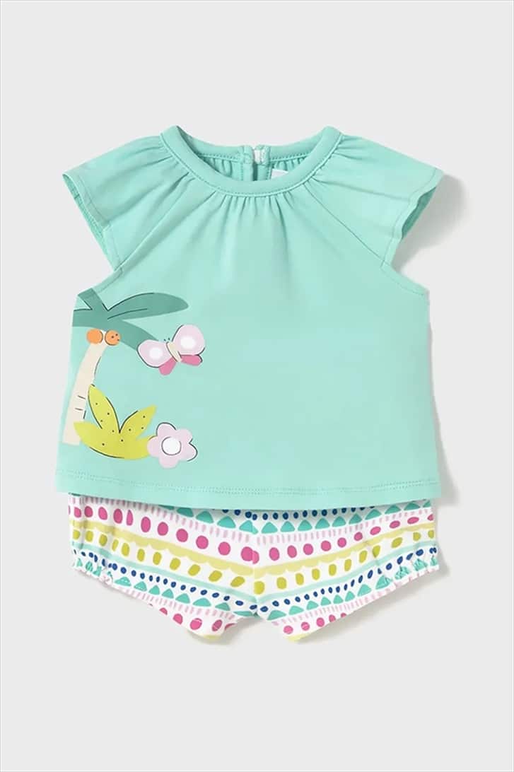 1671-AQUA.jpg Short set - Image 1