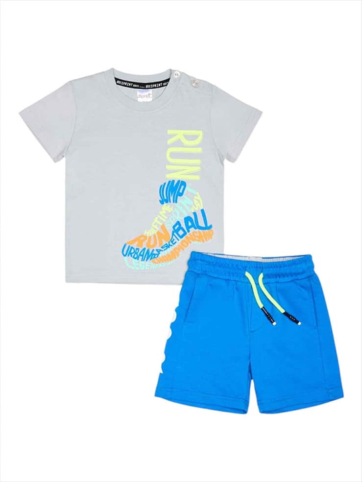 241-1010-GRY.jpg Short set - Image 1