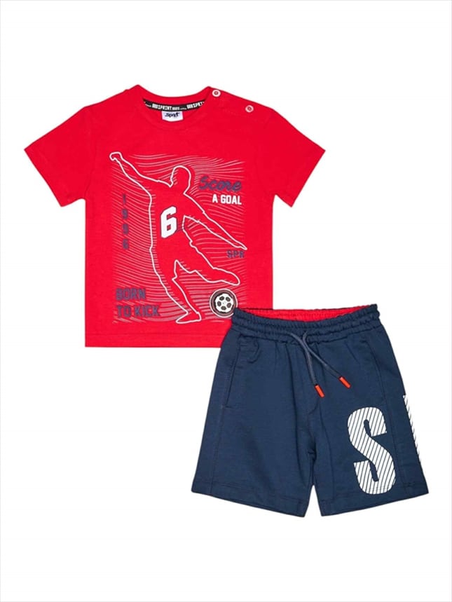 241-1038-RED.jpg Short set - Image 1