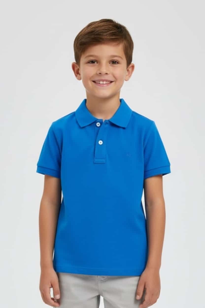 26-150-BLU.jpg Polo t-shirt - Image 1