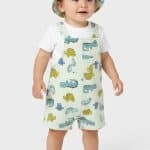 Playsuit set with hat