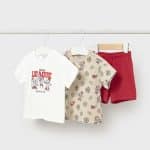 Short set with 2 t-shirts