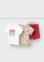 Short set with 2 t-shirts