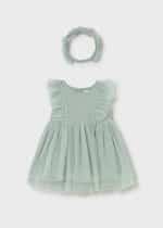 Dress with ribbon - Image 2
