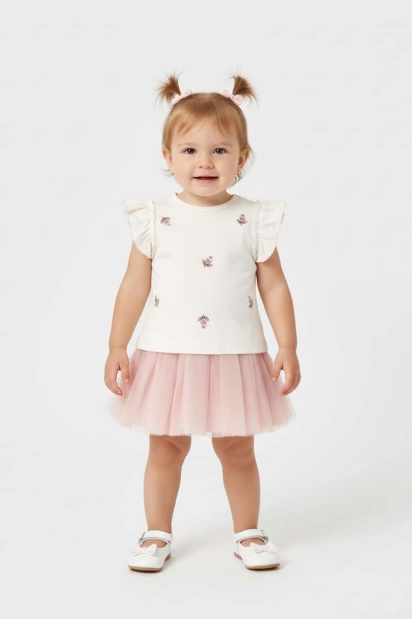26-1933-PNK.jpg Skirt set - Image 1
