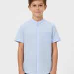 Short sleeve linen shirt