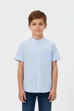 Short sleeve linen shirt