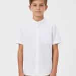 Short sleeve linen shirt