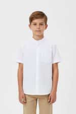 Short sleeve linen shirt