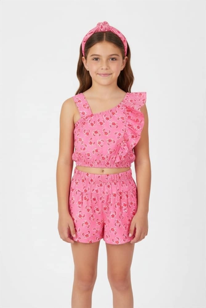 26-3233-PNK.jpg Shorts set - Image 1