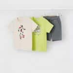 Shorts set with 2 t-shirts