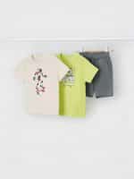 Shorts set with 2 t-shirts