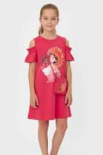 Dress with bag