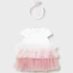 Dress with ribbon