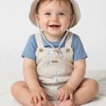 Overall with hat
