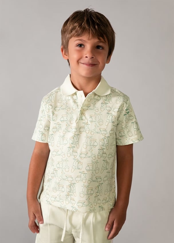 26-3104-ECRU.jpg Polo t-shirt - Image 1