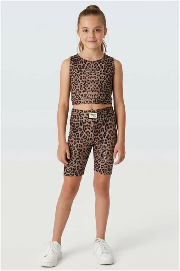266014-BRN.jpg Short leggings set - Image 1
