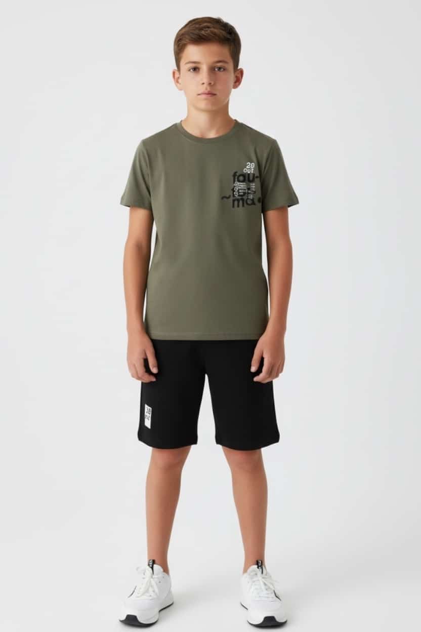 266713-KHAKI.jpg Shorts set - Image 1