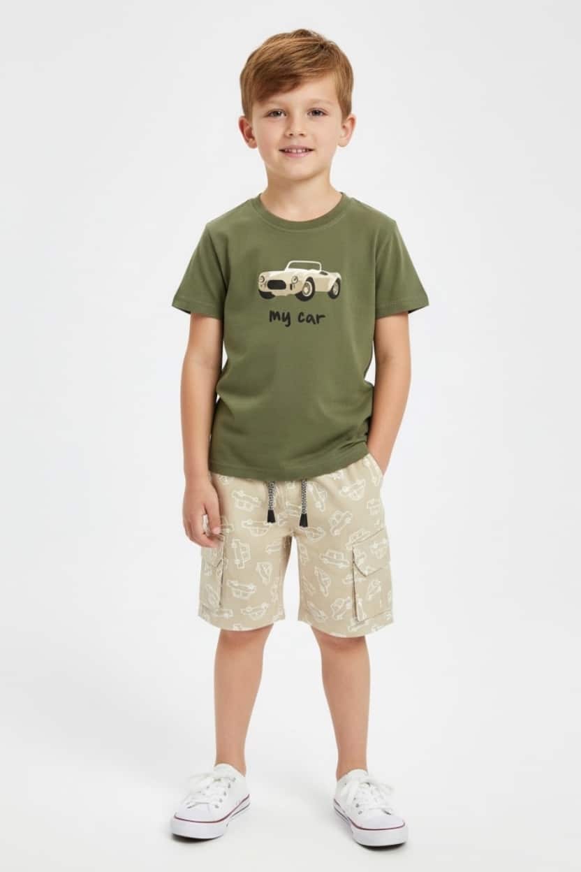 125-303102-KHAKI.jpg Shorts set - Image 1