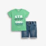 Short jeans set