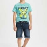 Short jeans set