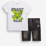Short jeans set
