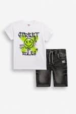Short jeans set