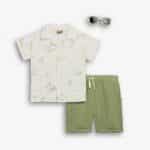 Shirt set with sunglasses