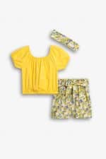 Shorts set with hair ribbon - Image 2