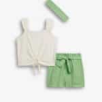 Shorts set with ribbon