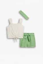 Shorts set with ribbon