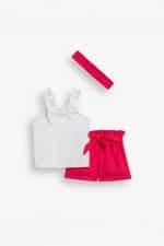 Shorts set with hair ribbon - Image 2