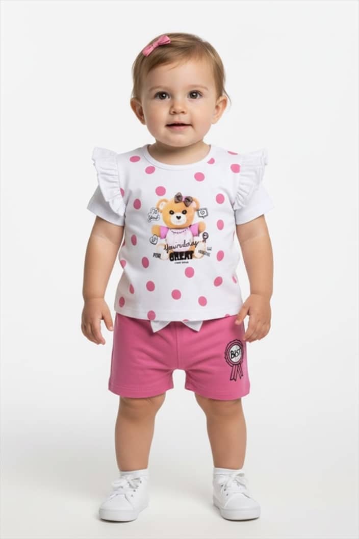 126-924105-WHT.jpg Shorts set - Image 1