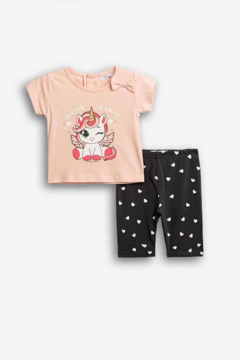 126-939101-PNK.jpg Short leggings set - Image 1