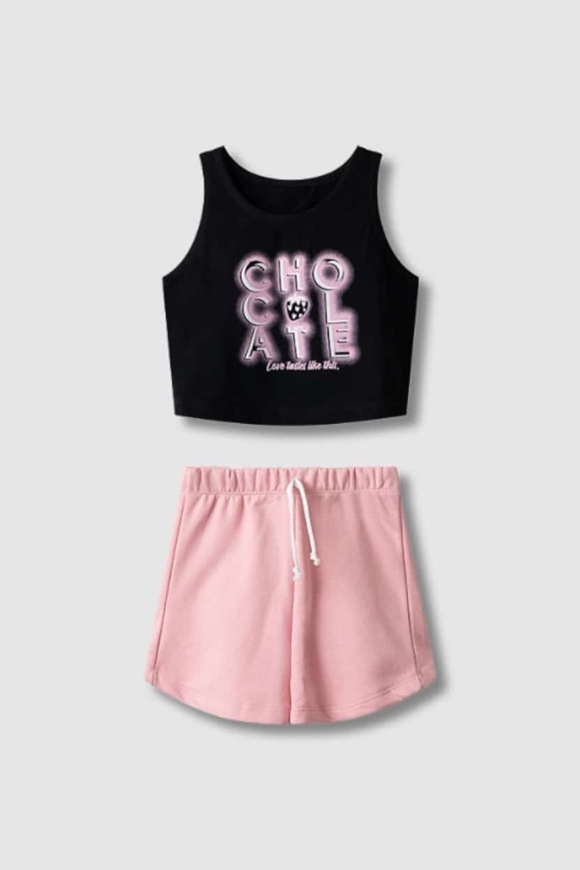 21326-BLK.jpg Shorts set - Image 1