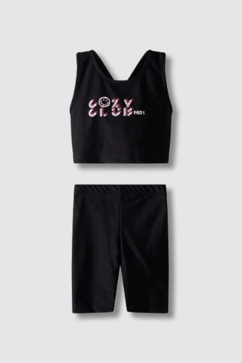 22226-BLK.jpg Biker leggings set - Image 1