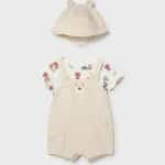 Overall with hat