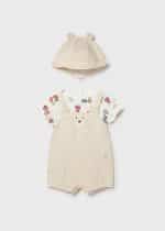 Overall with hat