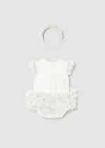 Bodysuit with hair ribbon - Image 2