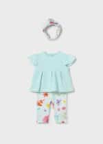 Leggings set with ribbon
