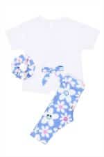 Biker leggings set with hair ribbon - Image 2