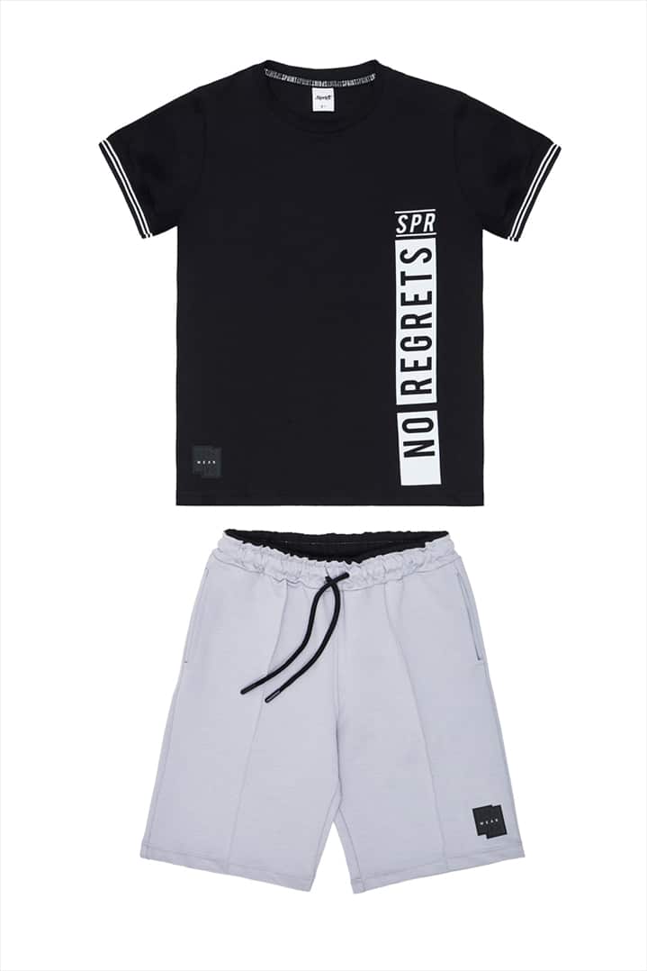 261-3004-BLK.jpg Shorts set - Image 1