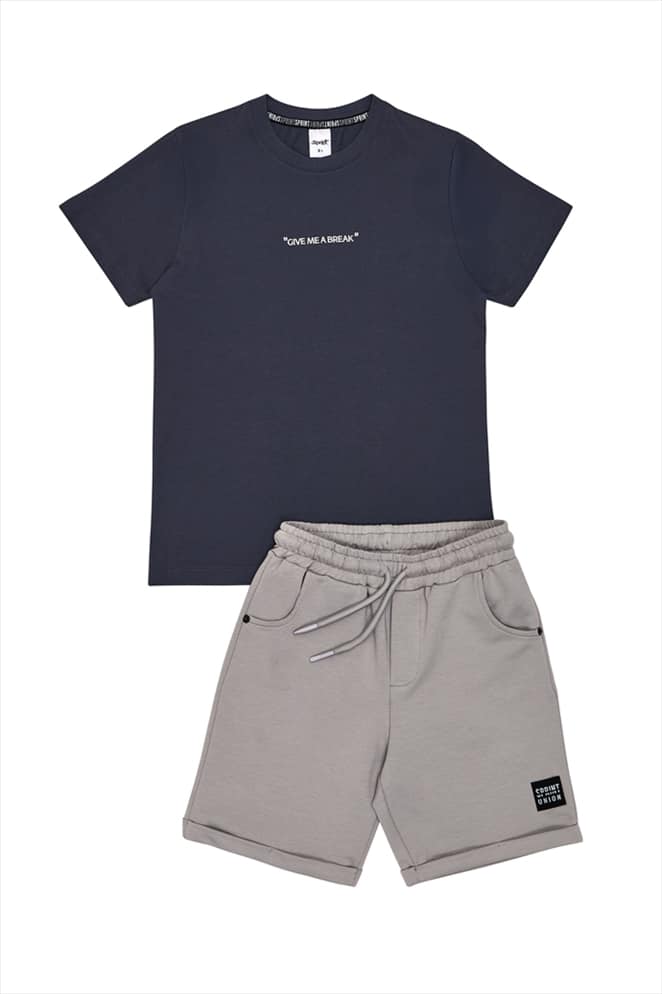 261-3037-GRY.jpg Shorts set - Image 1