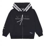 Non-fleece zip hoodie