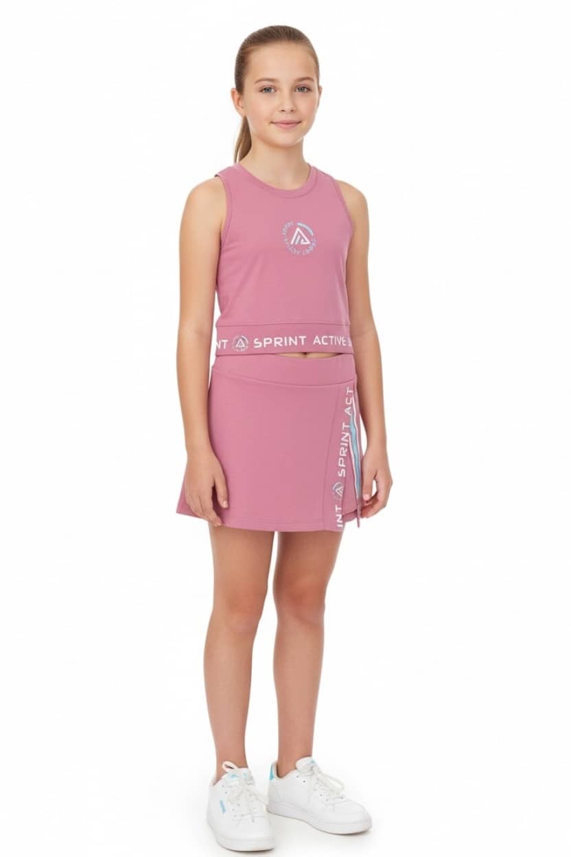 261-4012-PNK.jpg Skort set - Image 1