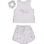 Shorts set with hair ribbon