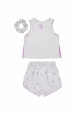 Shorts set with hair ribbon - Image 2